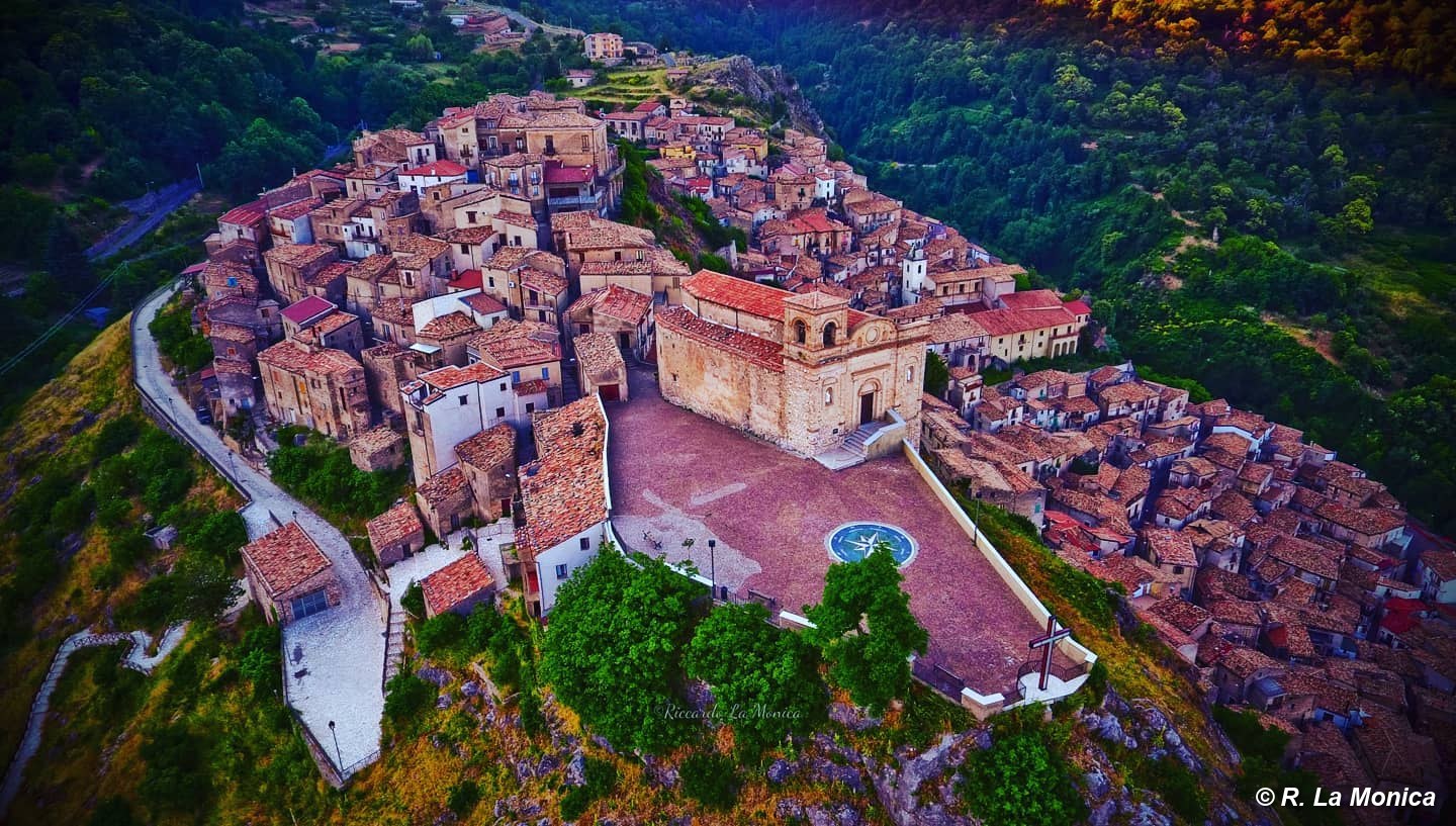 San Donato di Ninea vista dall'alto